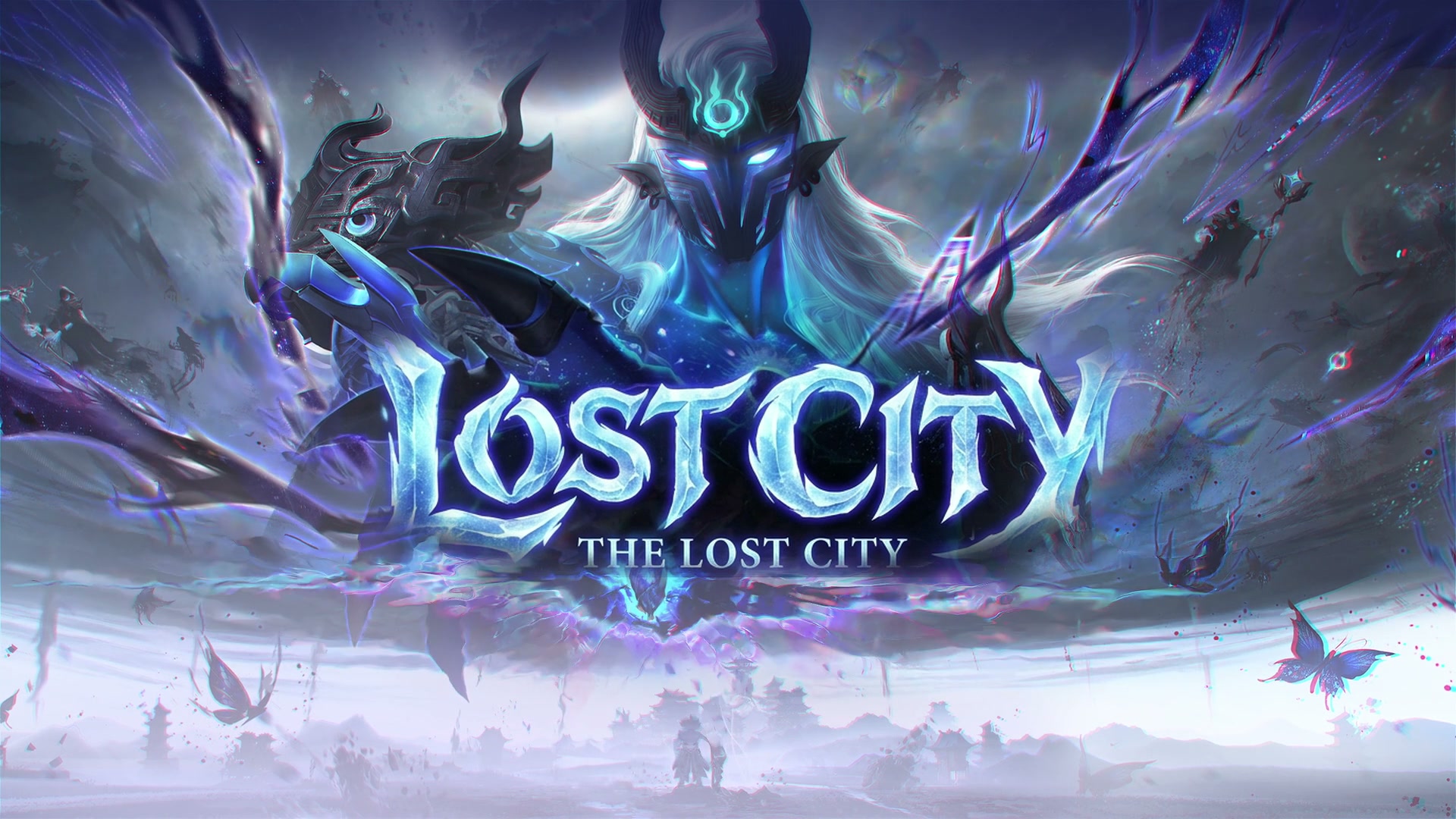 An armored guardian watches over the magical world of Lost City